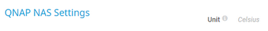 QNAP NAS Settings QNAP NAS Settings