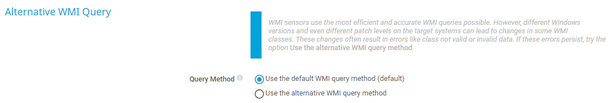 Alternative WMI Query Alternative WMI Query